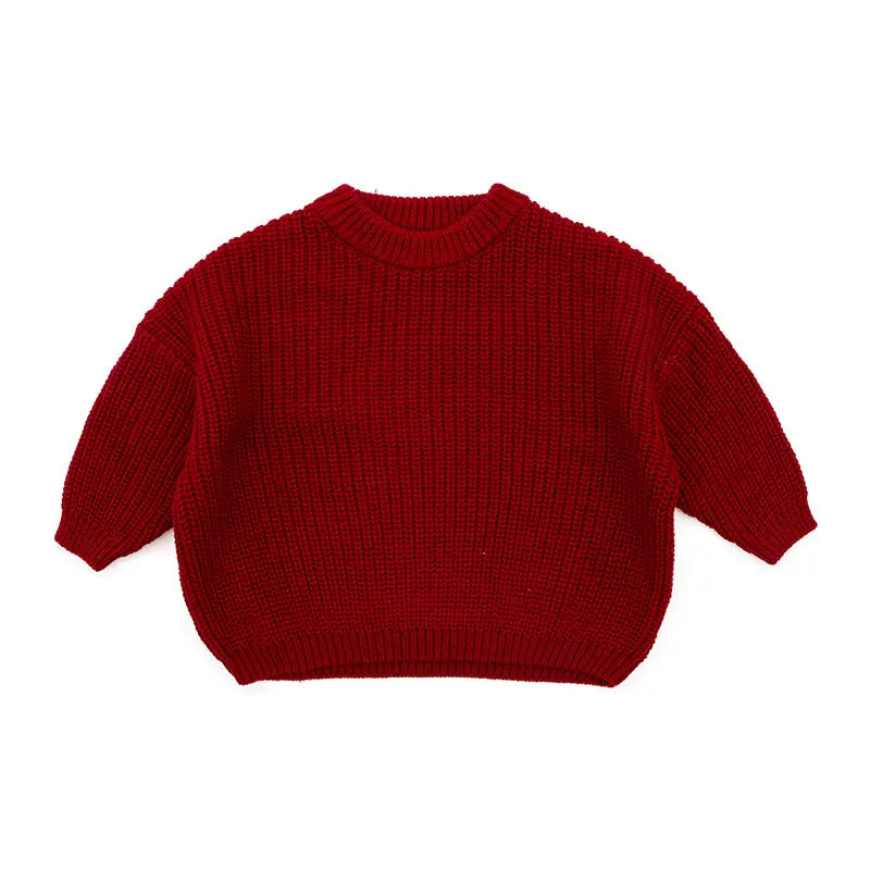 PREORDER ***KIDS CHUNKY KNIT SWEATERS*** Pink Poodle Designz