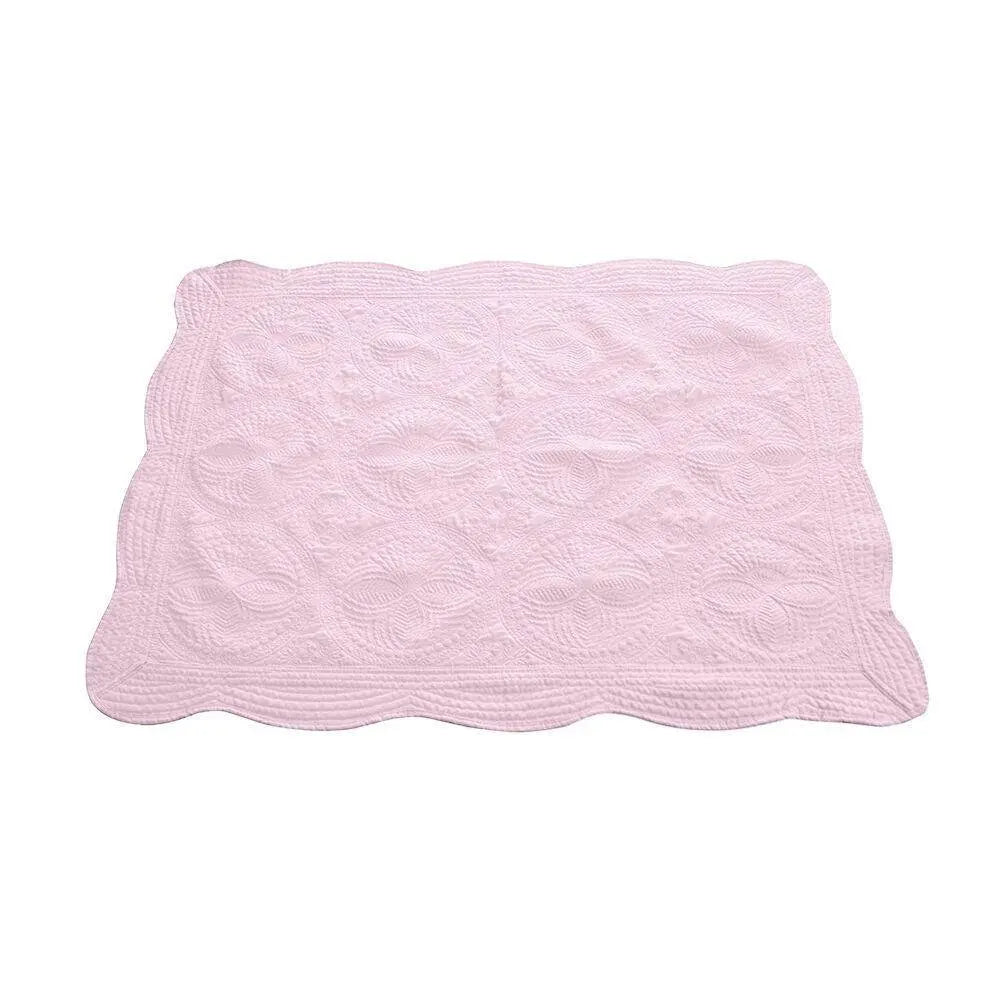 Personalized Heirloom Solid Color Quilt pinkpoodledesignz