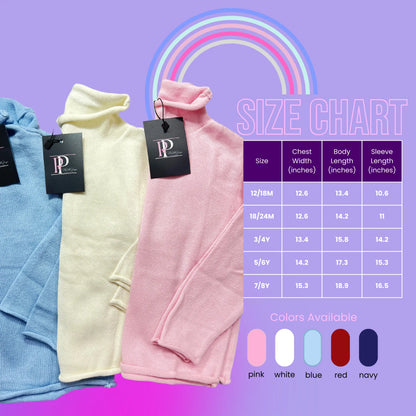 Pink Poodle Designz New Thicker Roll Neck Sweater Pink Poodle Designz