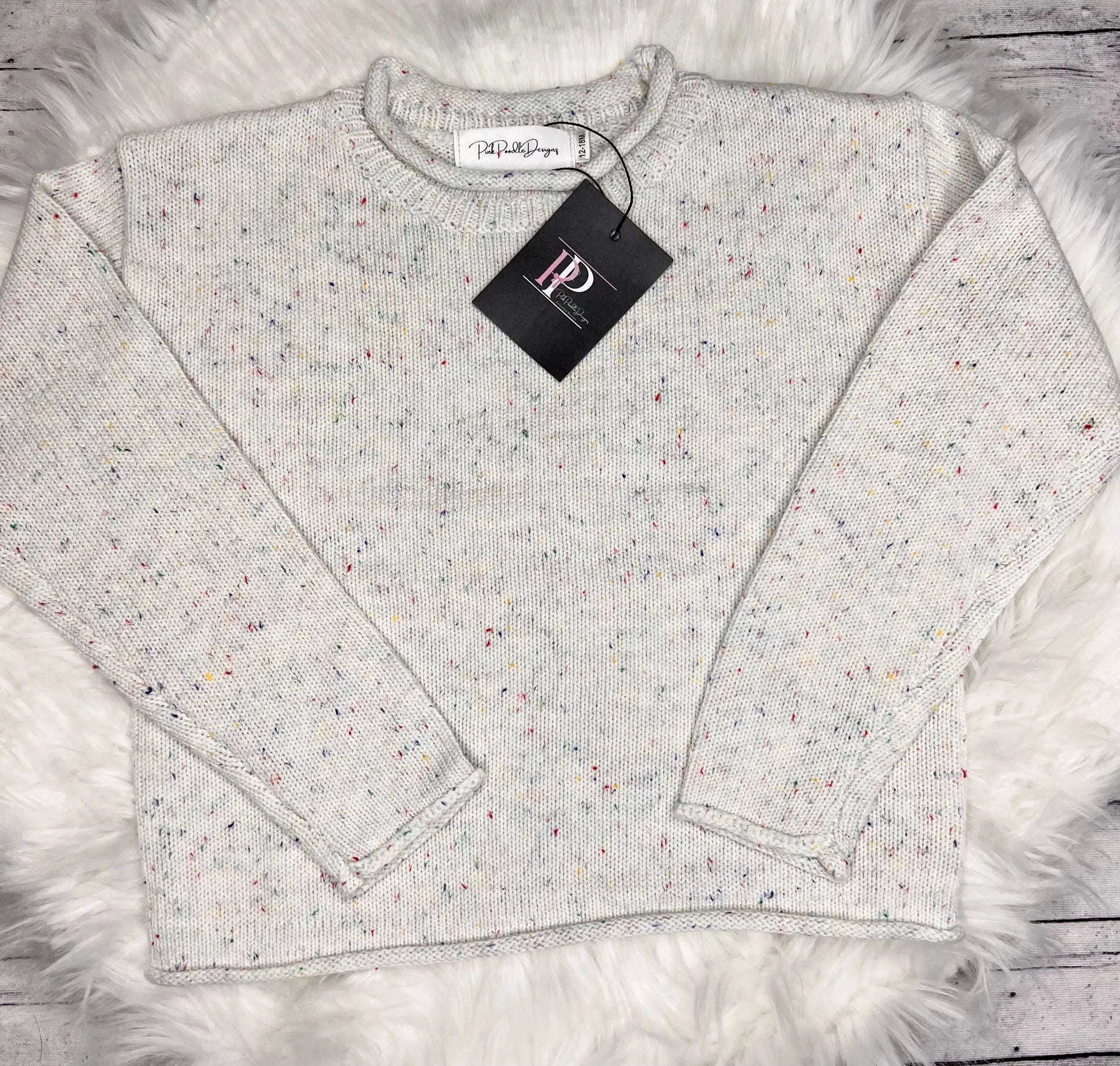 Pink Poodle Designz New Thicker Roll Neck Sweater Pink Poodle Designz