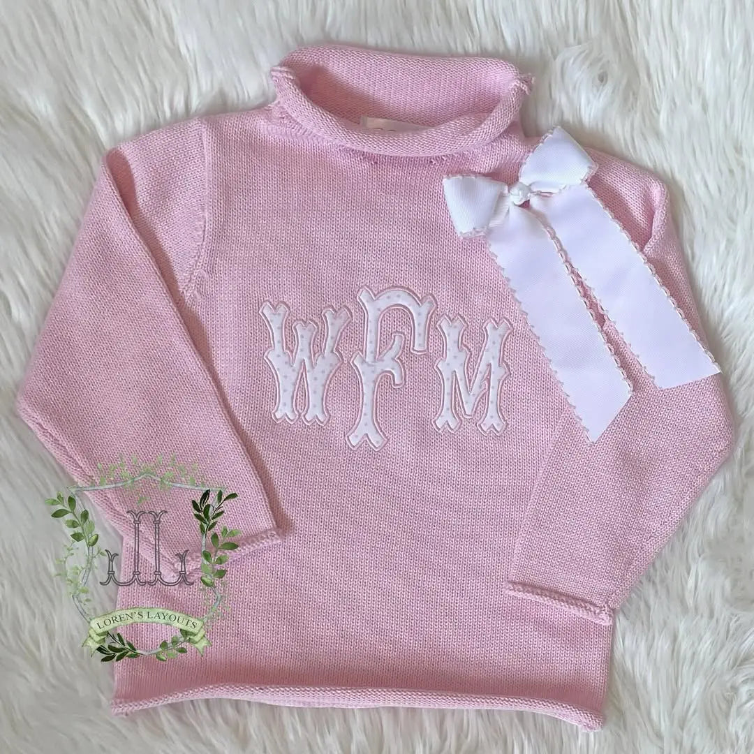 Pink Poodle Designz Roll Neck Sweater Pink Poodle Designz