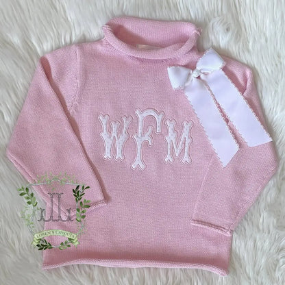 Pink Poodle Designz Roll Neck Sweater Pink Poodle Designz