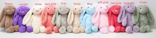 Plush Bunnies (Weighted Bottoms) Pink Poodle Designz