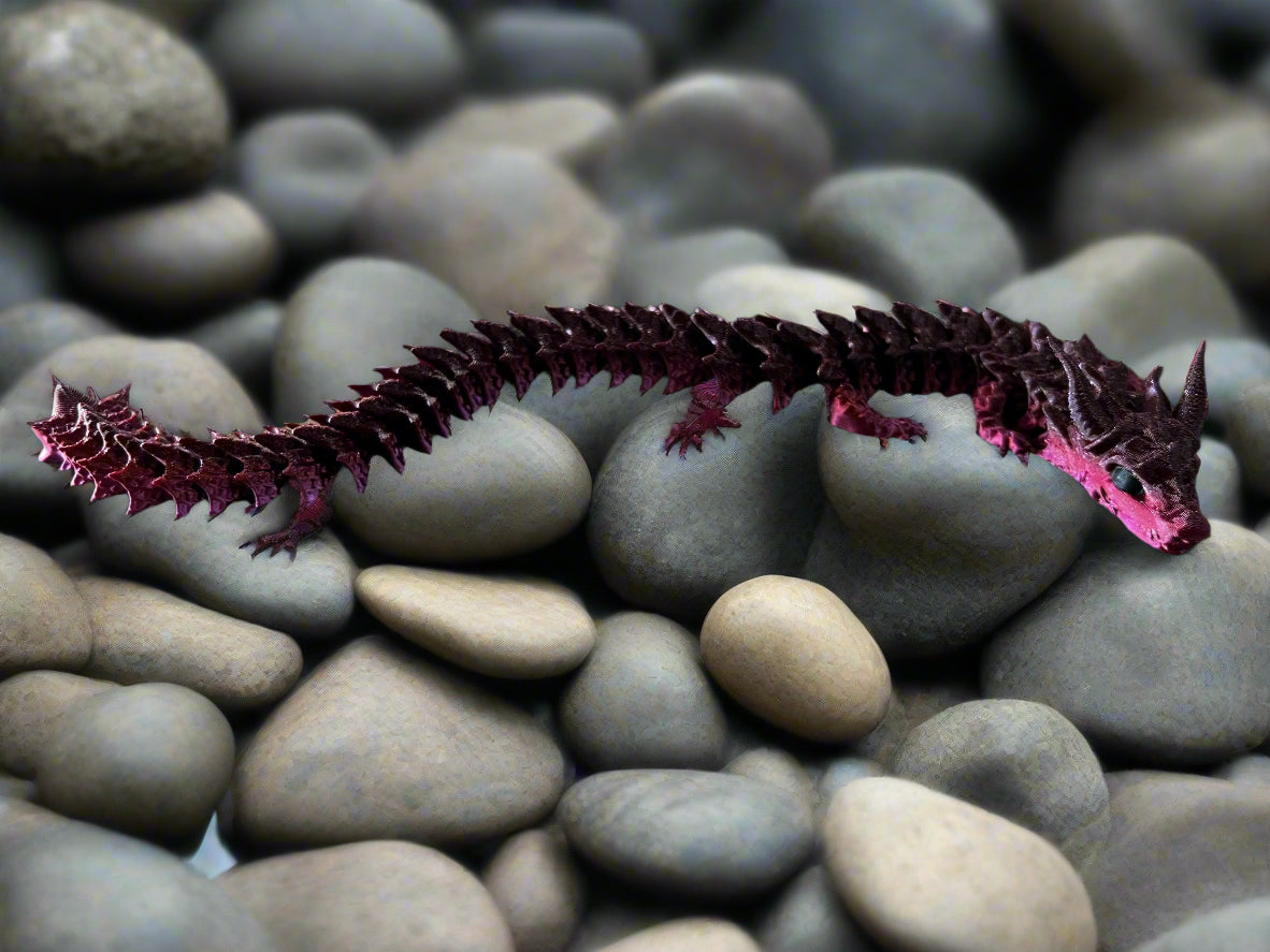Shadowcoil Dragon Pink Poodle Designz