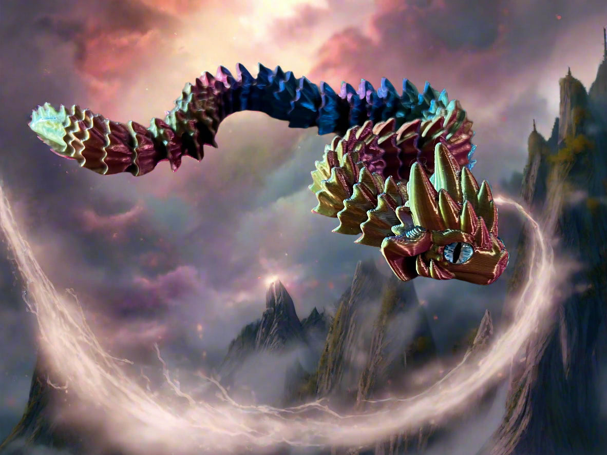 Shadowcoil Dragon Pink Poodle Designz