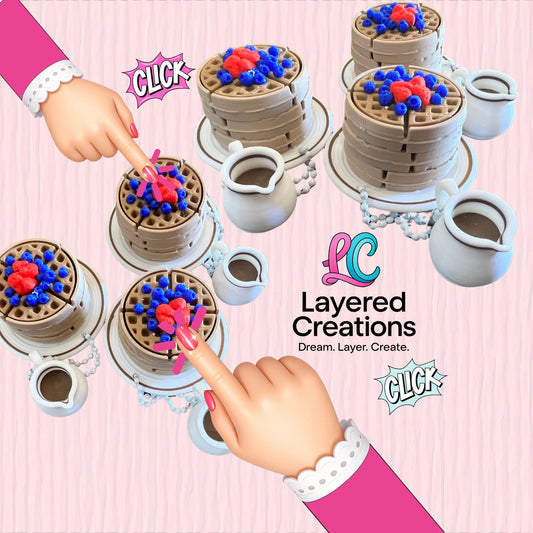 So Many Waffles!! Pink Poodle Designz