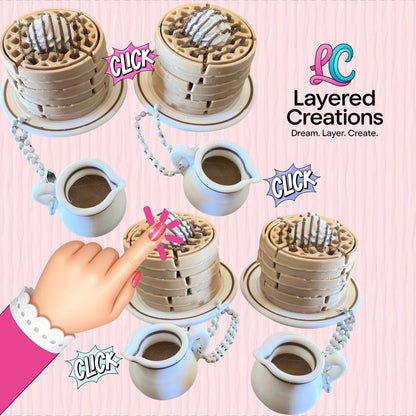 So Many Waffles!! Pink Poodle Designz