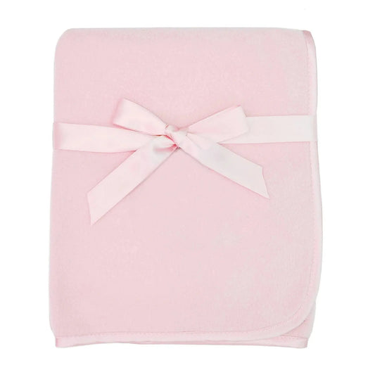 Soft Pink Baby Fleece Blanket Pink Poodle Designz