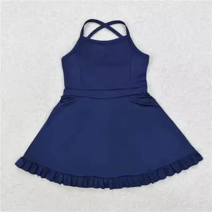 Strappy Dress With Attached Shorts Pink Poodle Designz