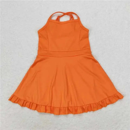 Strappy Dress With Attached Shorts Pink Poodle Designz