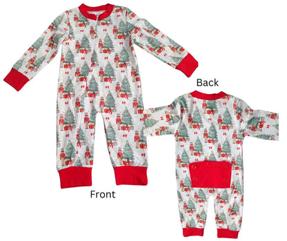 Unisex Nutcracker Christmas Pajamas Pink Poodle Designz