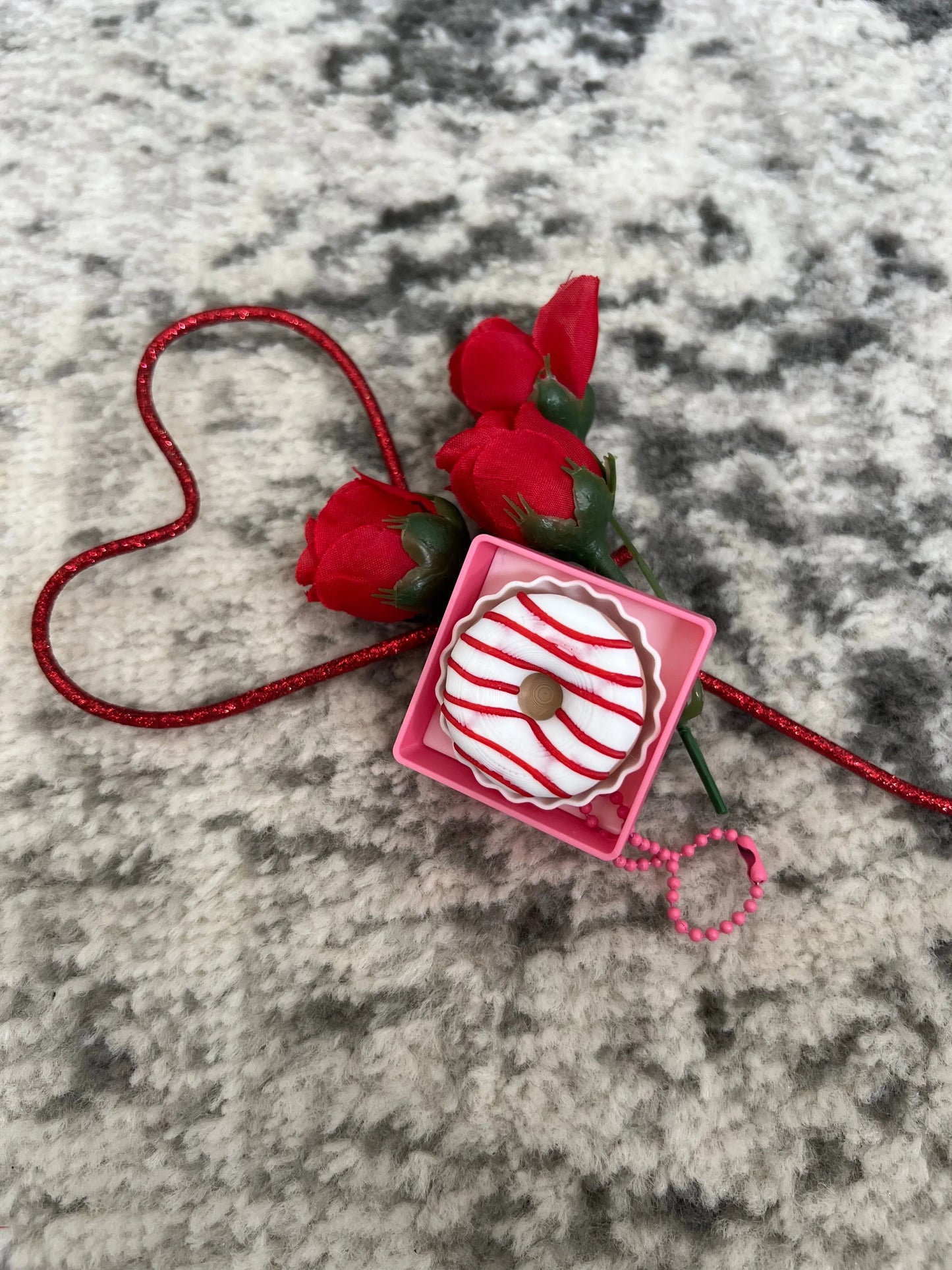 Valentine Donut Clickers Pink Poodle Designz