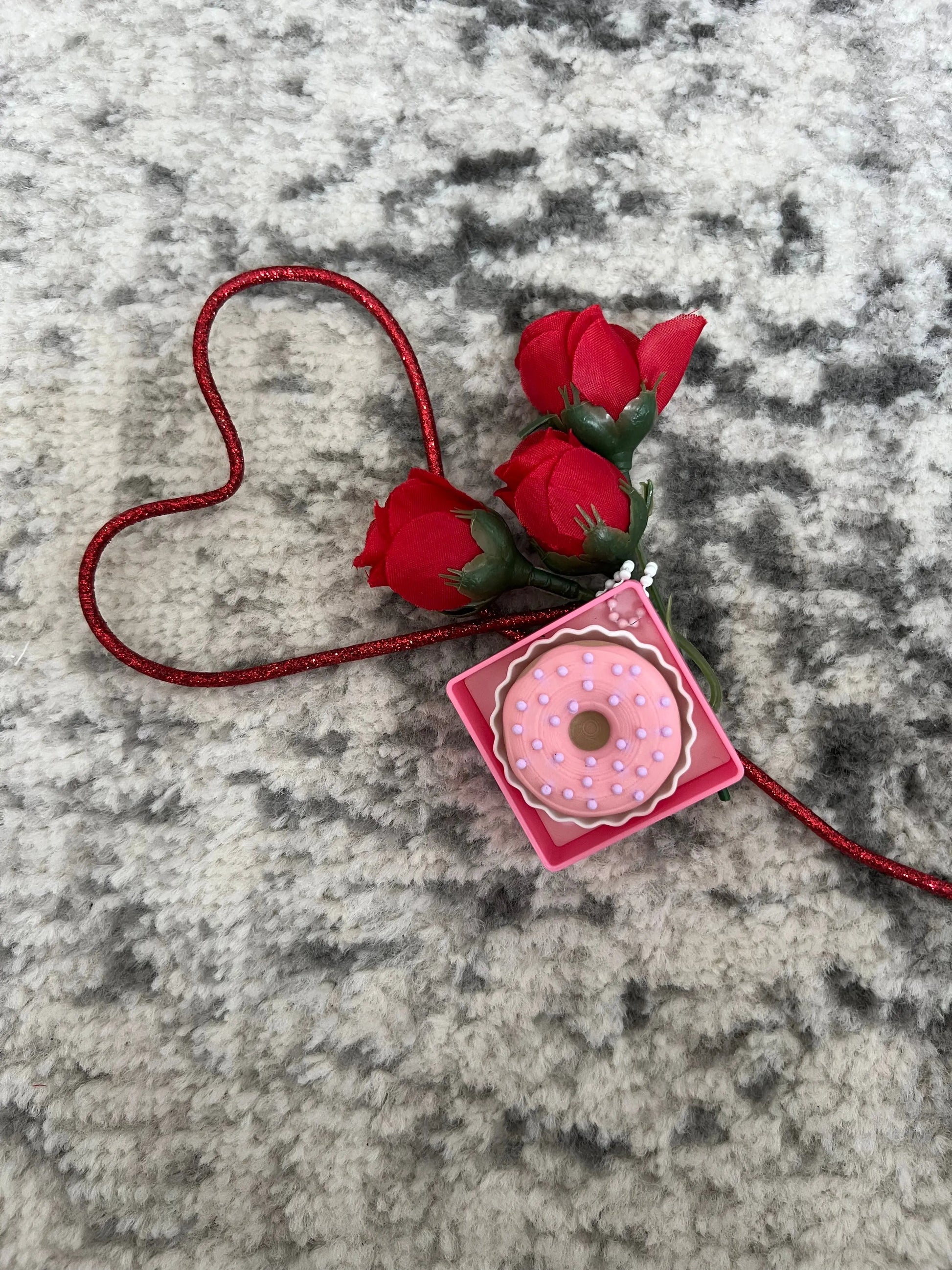 Valentine Donut Clickers Pink Poodle Designz