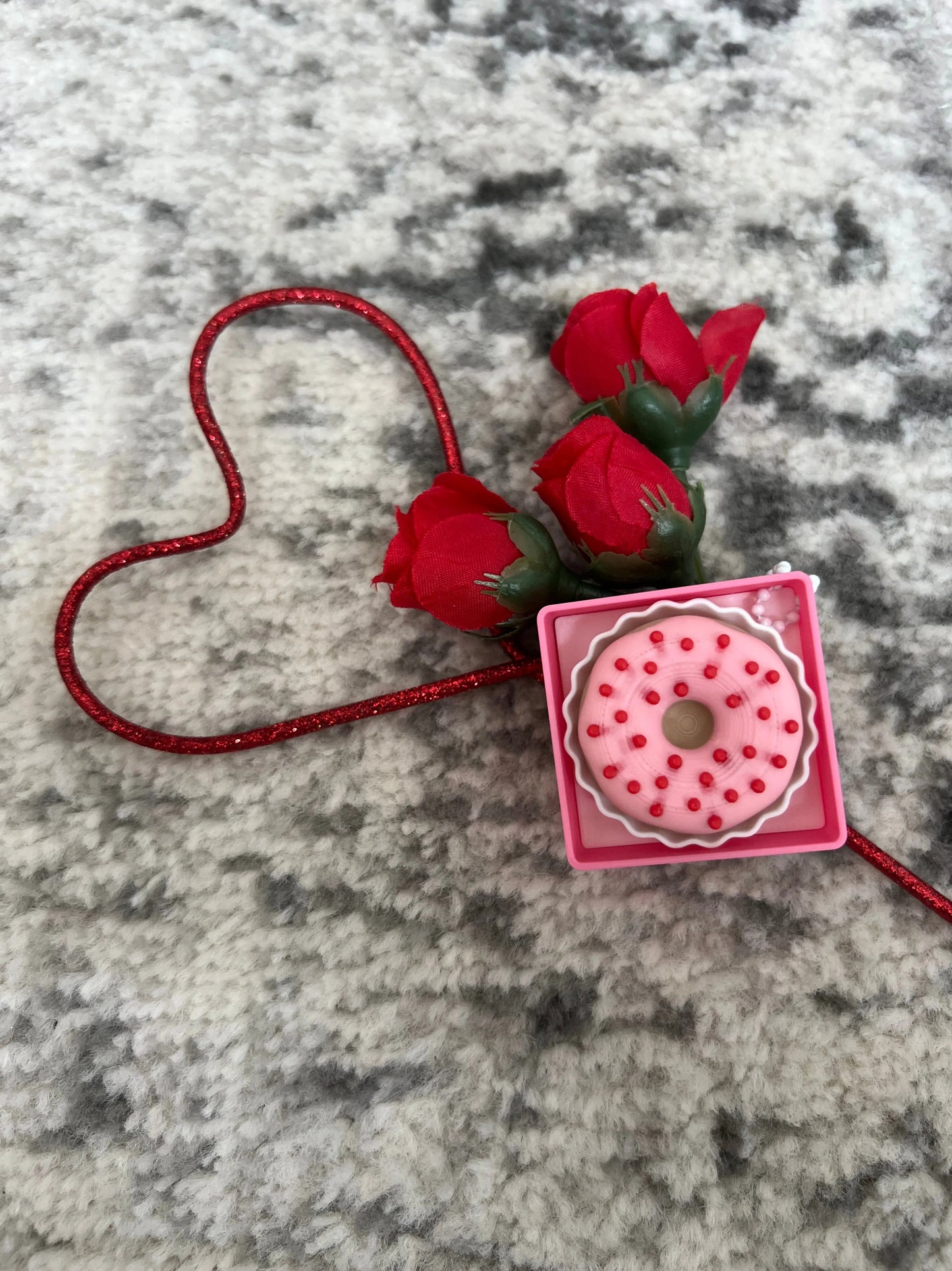 Valentine Donut Clickers Pink Poodle Designz