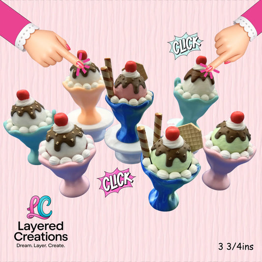 We All Scream For Ice Cream!  (Pixeleena) Pink Poodle Designz