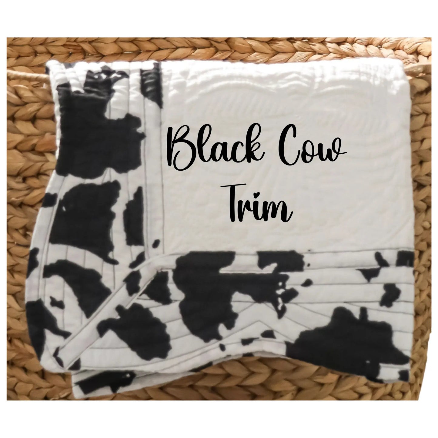 White Heirloom Quilt With Decorative Patterned Trim pinkpoodledesignz