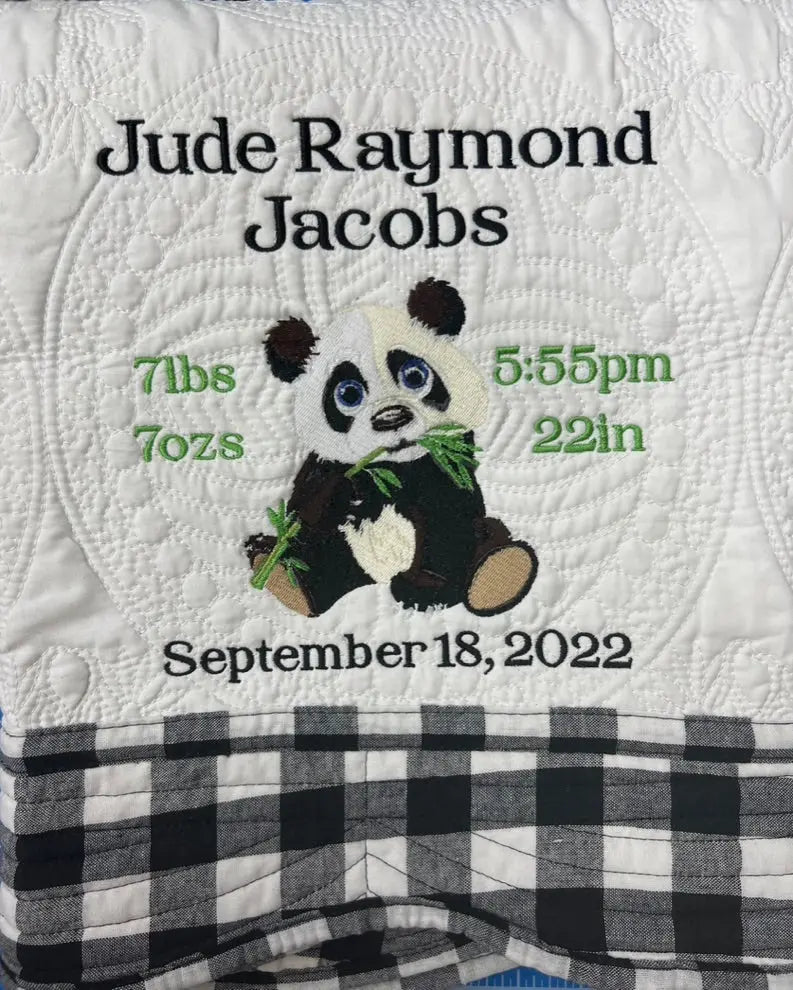 White Heirloom Quilt With Decorative Trim pinkpoodledesignz