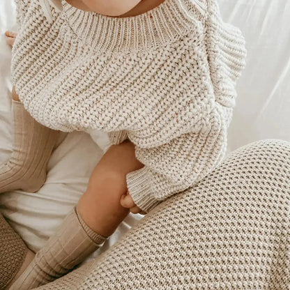 Wholesale Unisex Chunky Oversized Knit Sweaters Part2 Pink Poodle Designz