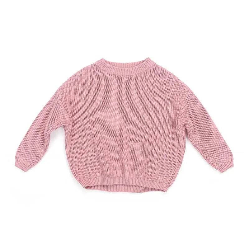 Wholesale Unisex Chunky Oversized Knit Sweaters Part2 Pink Poodle Designz