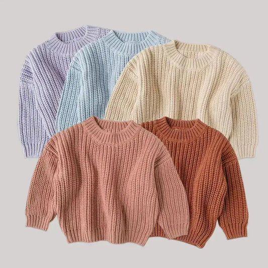 Wholesale Unisex Chunky Oversized Knit Sweaters Pink Poodle Designz