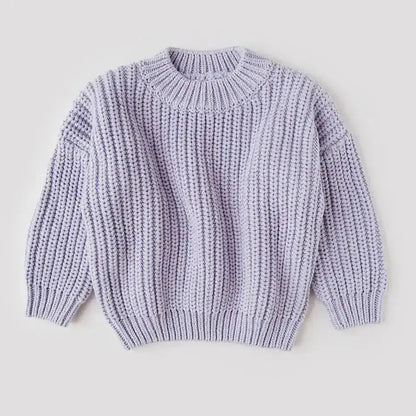 Wholesale Unisex Chunky Oversized Knit Sweaters Pink Poodle Designz