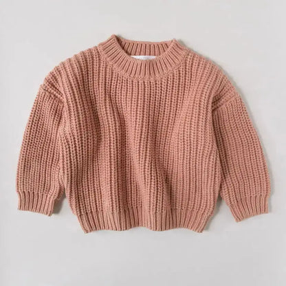 Wholesale Unisex Chunky Oversized Knit Sweaters Pink Poodle Designz