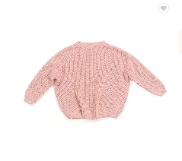 Wholesale Unisex Chunky Oversized Knit Sweaters Pink Poodle Designz