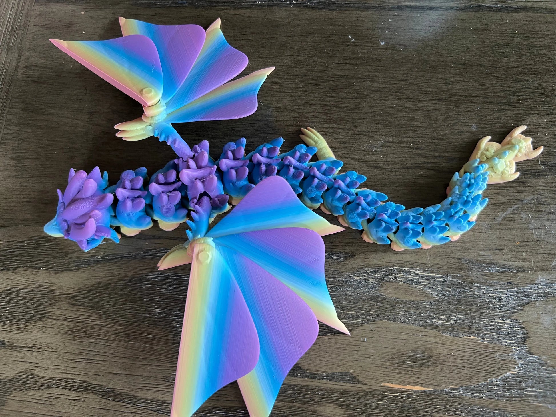 Winged Flexi Dragons Pink Poodle Designz
