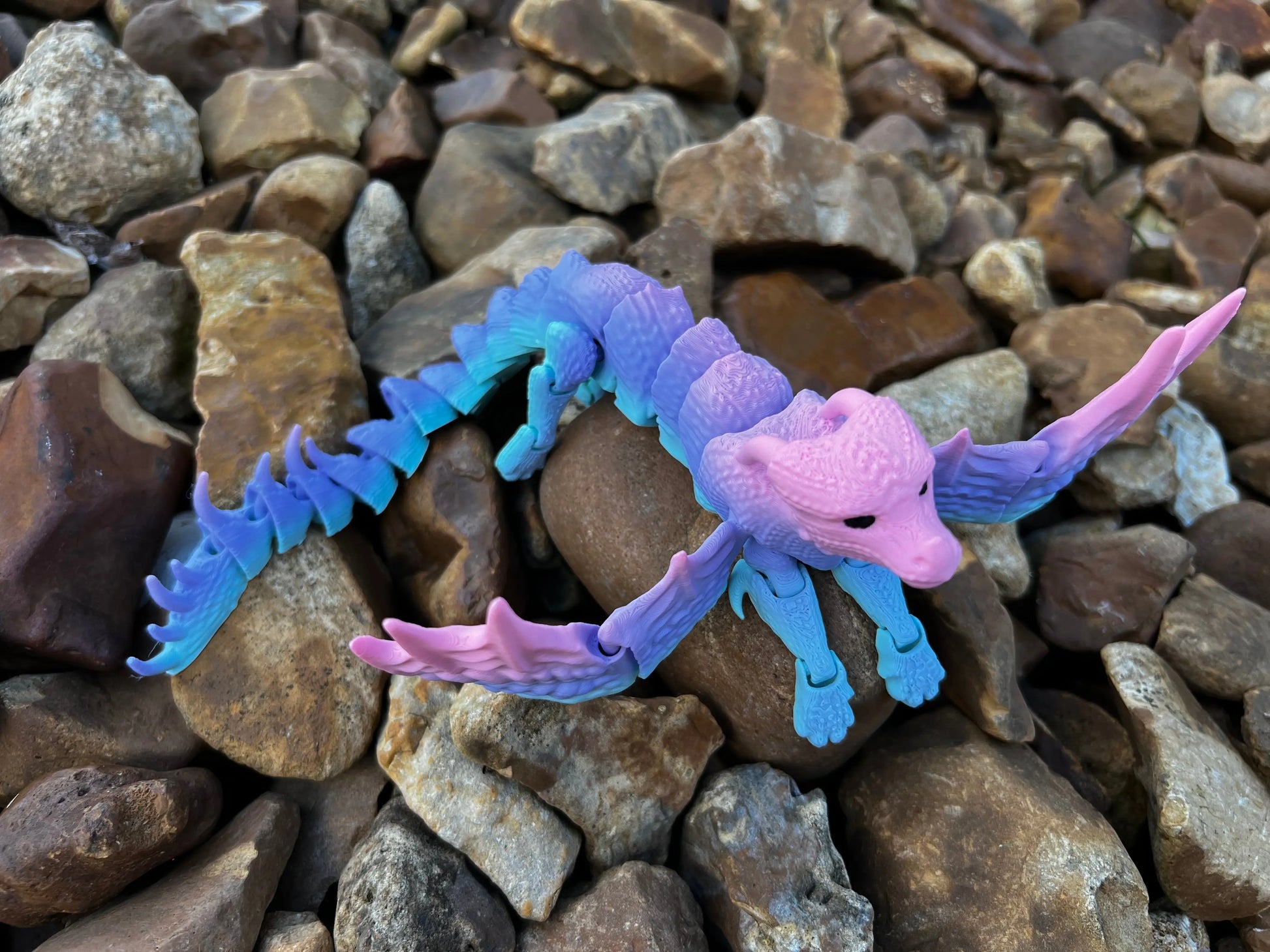 Winged Flexi Dragons Pink Poodle Designz