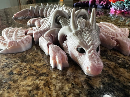 Winged Flexi Dragons Pink Poodle Designz