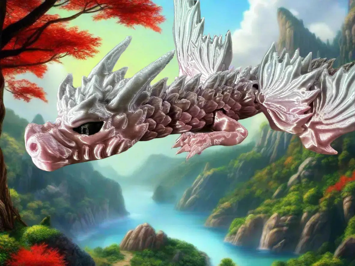 Winged Serpent Dragon (Copy) Pink Poodle Designz