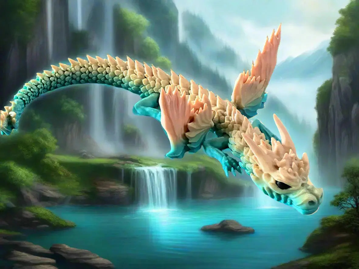 Winged Serpent Dragon (Copy) Pink Poodle Designz