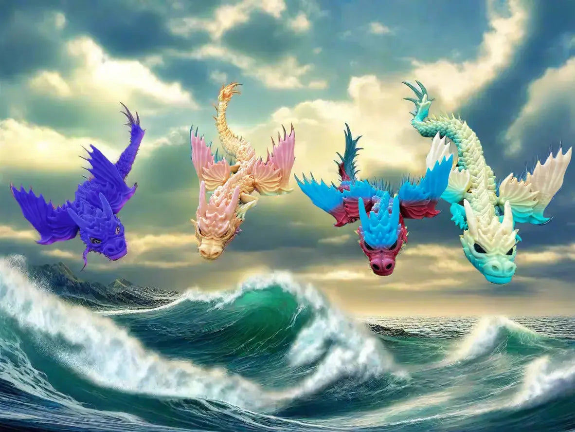 Winged Serpent Dragon (Copy) Pink Poodle Designz