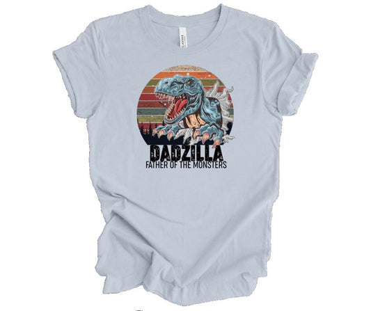 Dadzilla Short Sleeve Tee Bella Canvas