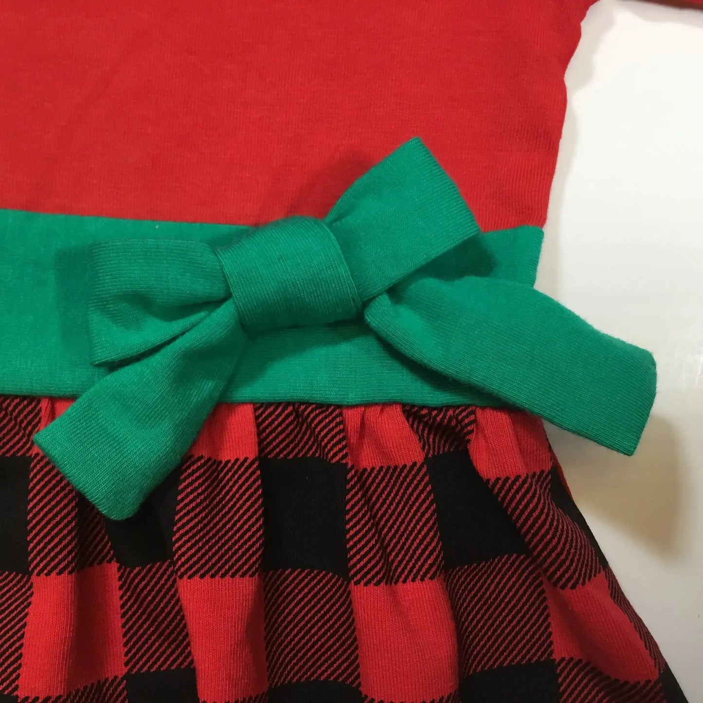 Girls Buffalo Plaid Christmas Dress Little Blanks