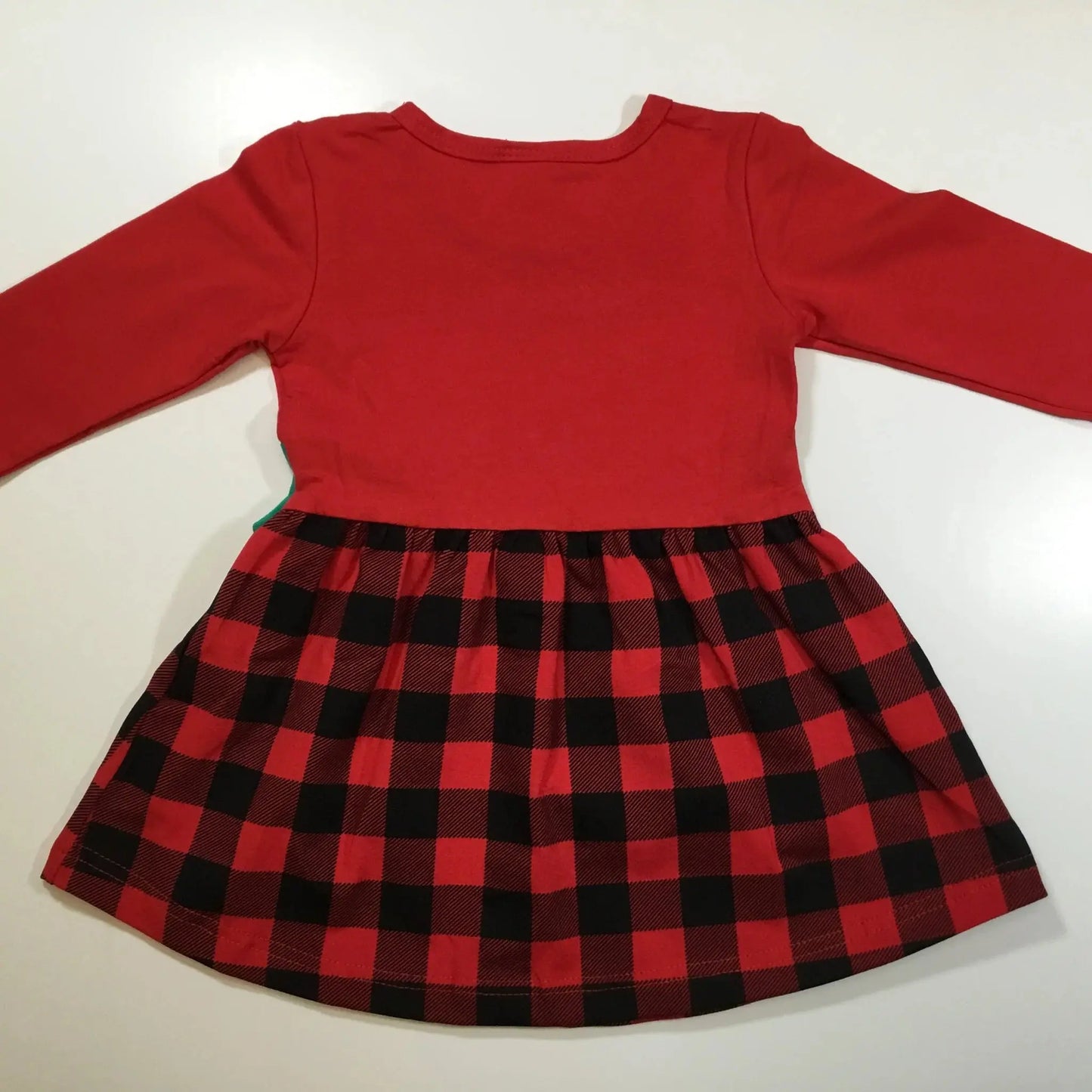 Girls Buffalo Plaid Christmas Dress Little Blanks