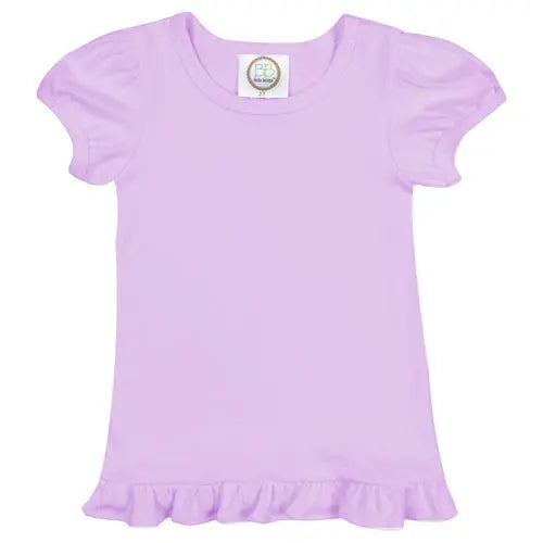 Summer Treats Design Girls' Boutique Ruffle Tee Pink Poodle Designz