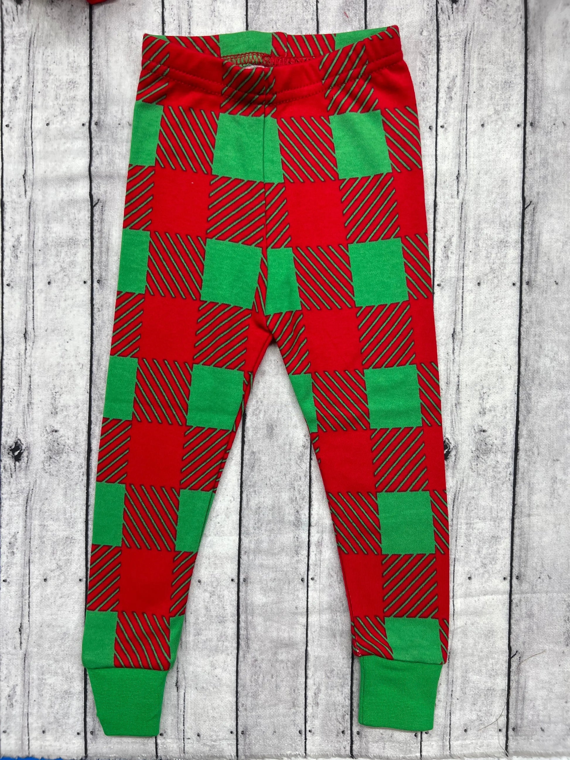 Unisex Christmas Plaid Pajamas ARB Blanks