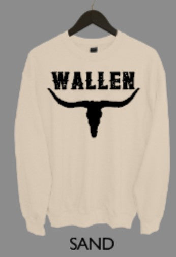 Wallen Sweatshirt | Country Sweatshirt | Country Music Sweatshirt | Oversize Sweatshirt | Retro Vintage Indie Sweatshirt Pink Poodle Designz