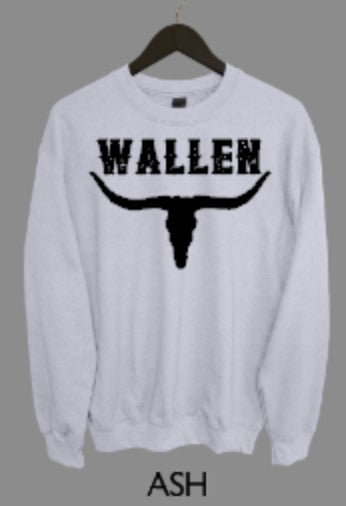 Wallen Sweatshirt | Country Sweatshirt | Country Music Sweatshirt | Oversize Sweatshirt | Retro Vintage Indie Sweatshirt Pink Poodle Designz