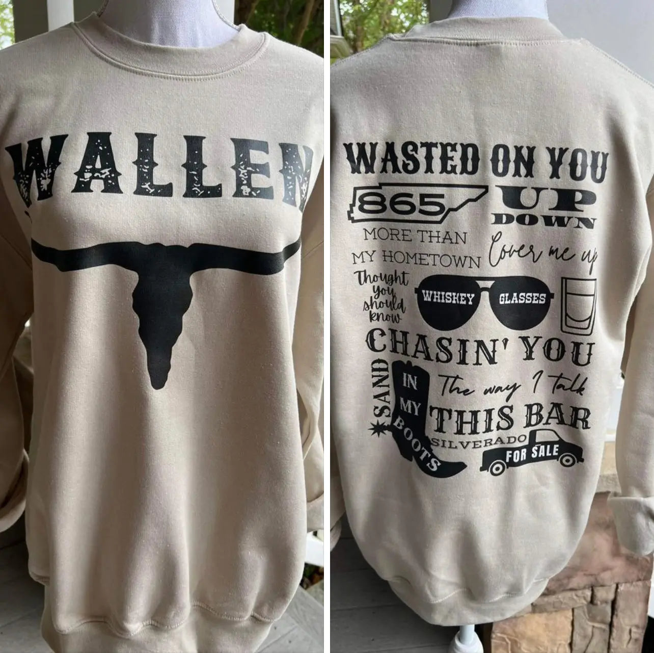 Wallen Sweatshirt | Country Sweatshirt | Country Music Sweatshirt | Oversize Sweatshirt | Retro Vintage Indie Sweatshirt Pink Poodle Designz