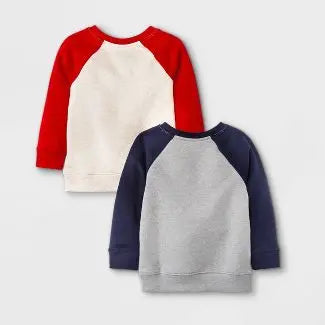 Wholesale Toddler Boys' Fleece Crew Neck Pullover Sweatshirt Cat And Jack